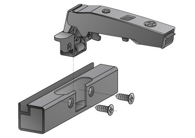 HETTICH 9072524 Sensys závěs alu rámeček naložený 95° SiSy