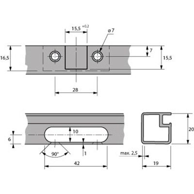 HETTICH 9072524 Sensys závěs alu rámeček naložený 95° SiSy