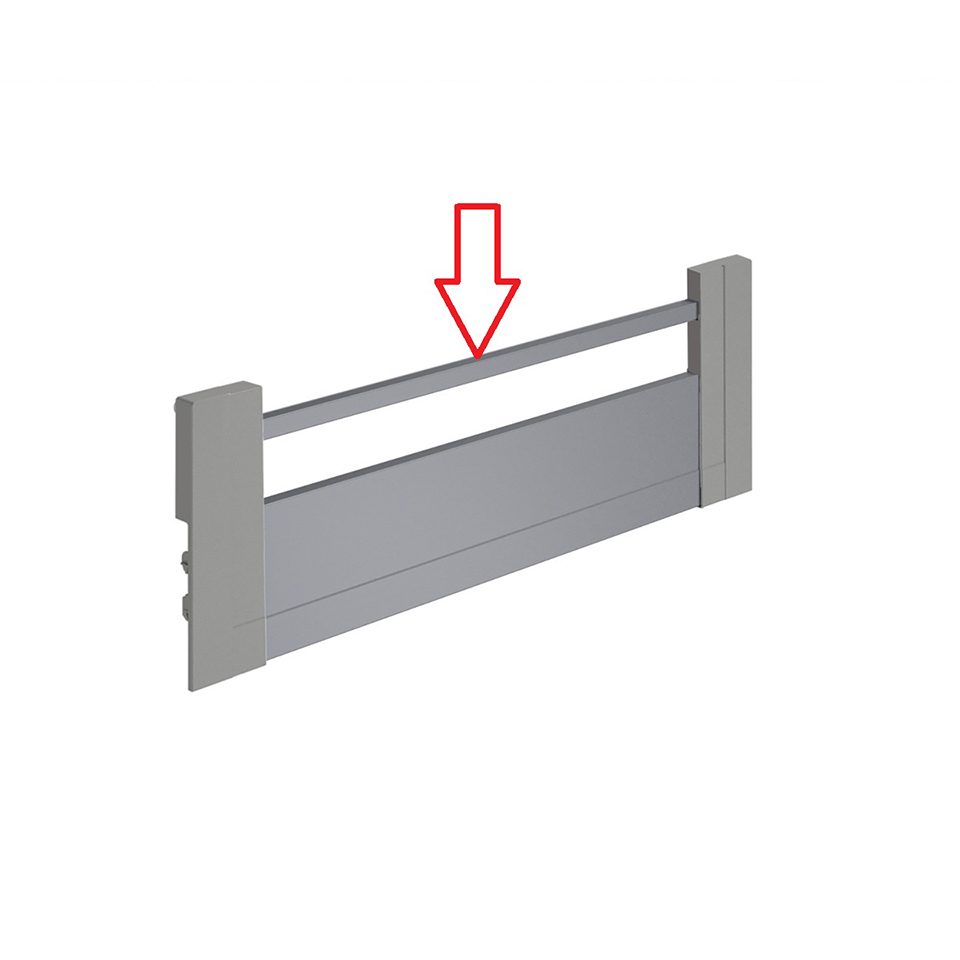 HETTICH 9378766 Atira příčný reling KB1200, L=1102mm, stříbrná