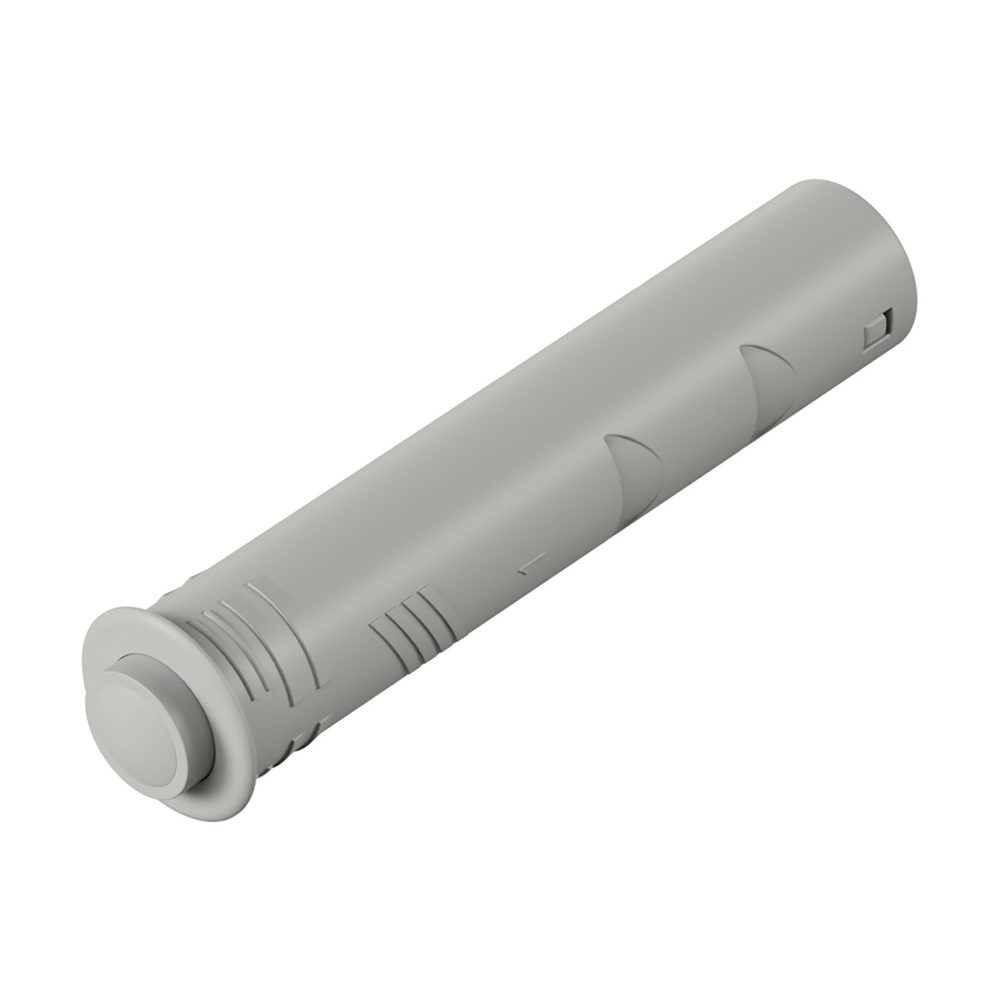 HETTICH 9375908 pístek PTO s čočkou, krátký, k zavrtání, šedá