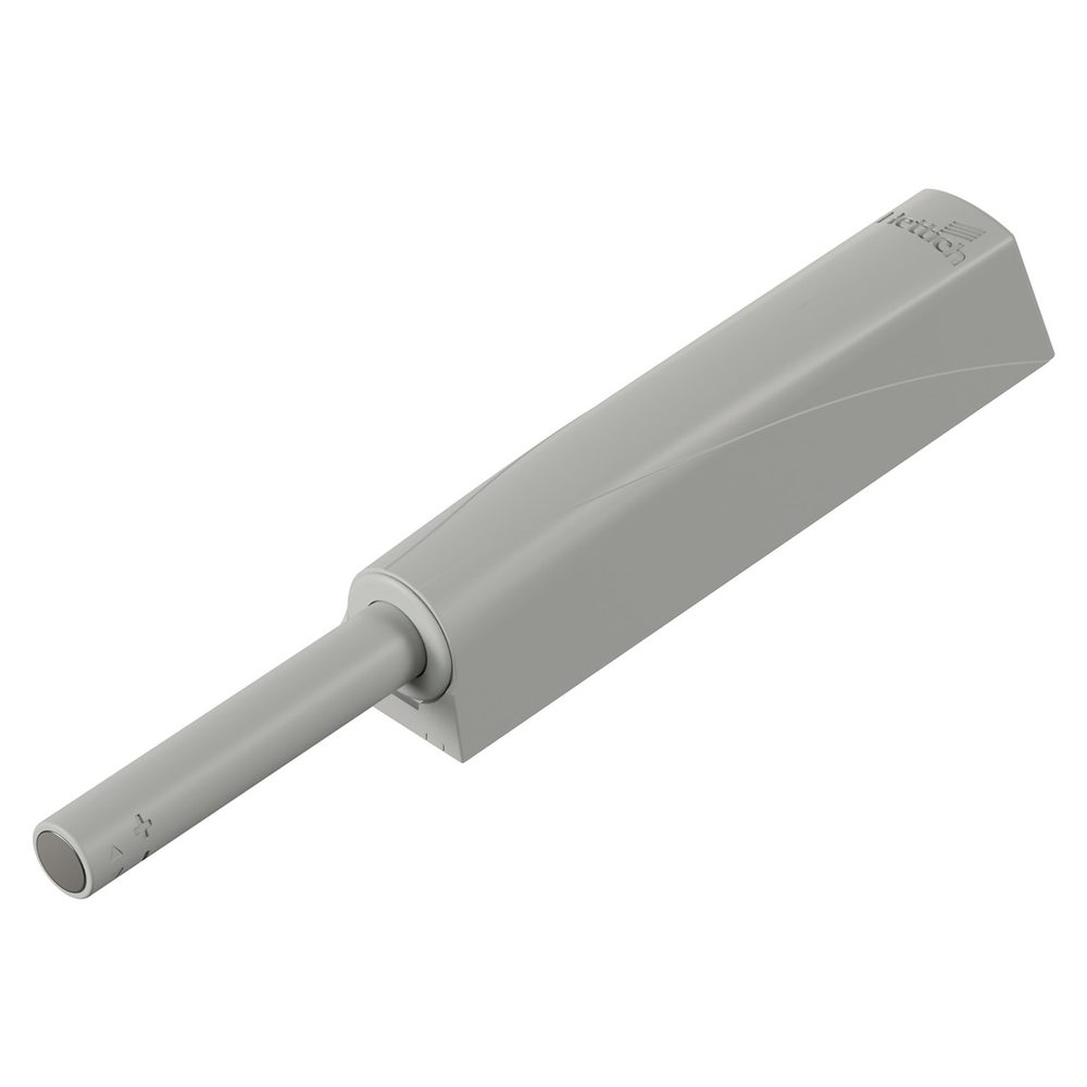 HETTICH 9375934 pístek PTO s čočkou, dlouhý, extra silný, s adaptérem, šedá