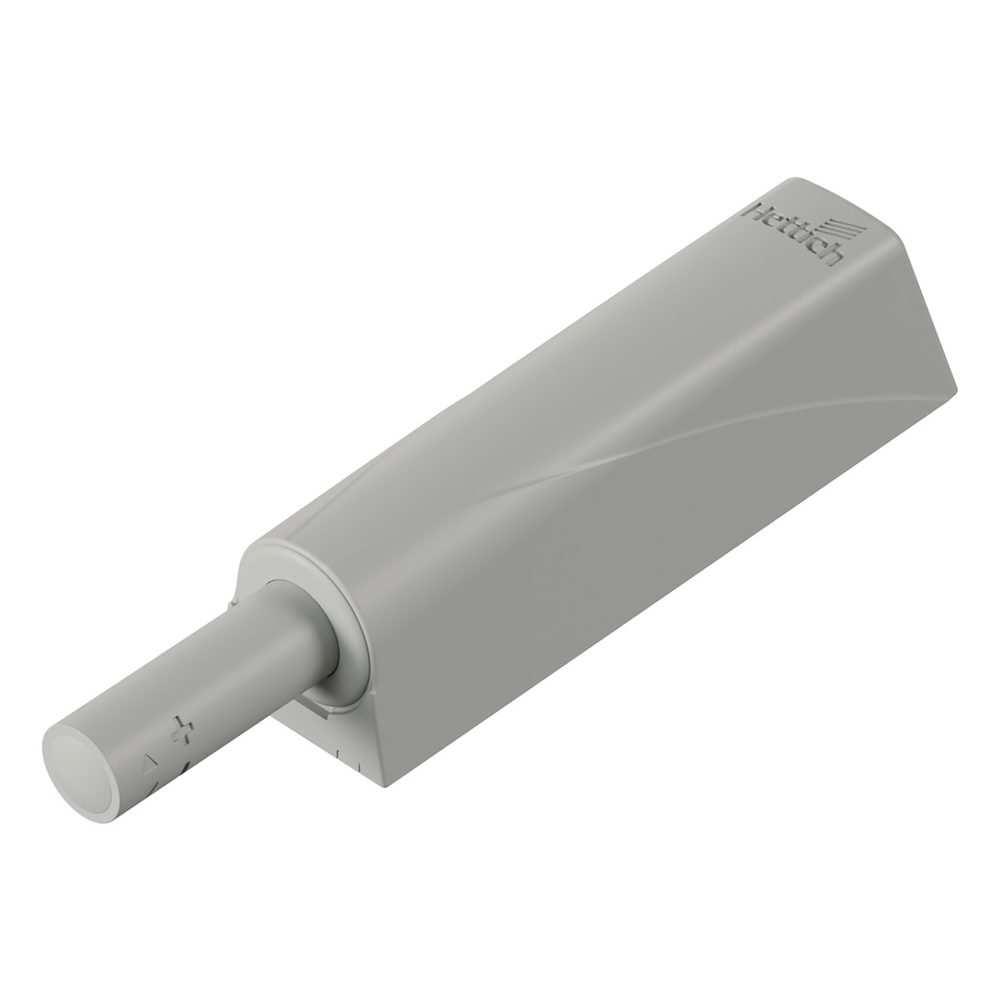 HETTICH 9375900 pístek PTO s čočkou, krátký, s adaptérem, šedá