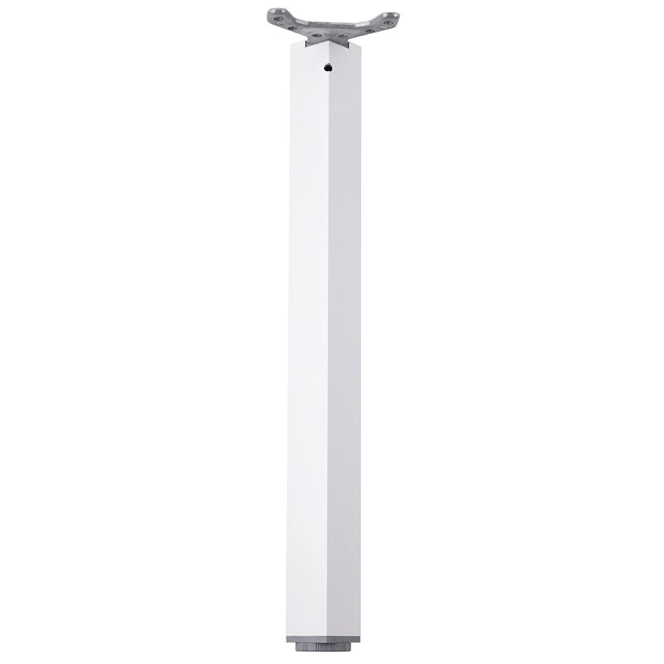 StrongLegs stolová noha TA001 710R/60x60mm bílá matná