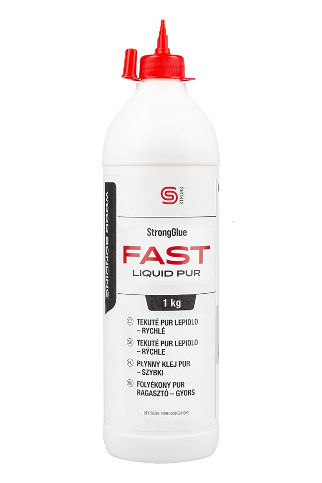 StrongGlue PUR lepidlo tekuté 1kg - rychlé