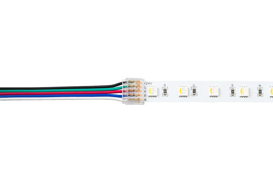 StrongLumio spojka RGBW LED pásek 12mm - kabel pětilinka