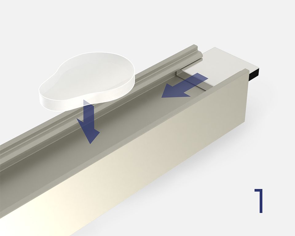 StrongLumio profil LED Maglyte-10, 3030mm, stříbrná elox