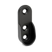 StrongWire držák šatní tyče oválné, D=15, černá