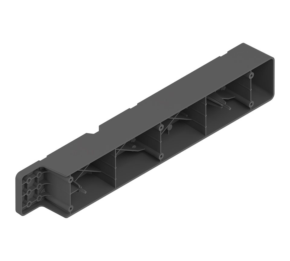 BLUM Z95D4100 Space Step, distanční lišta, tmavě šedá OG