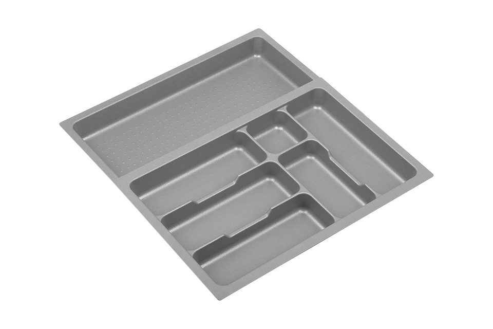 K-StrongIn Příborník s výsuvným bočním vkladem 330-525x490mm šedá