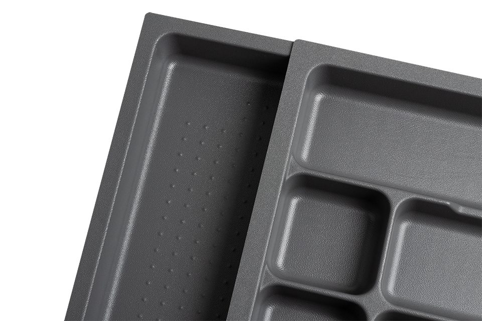 K-StrongIn Příborník s výsuvným bočním vkladem 330-525x490mm antracit