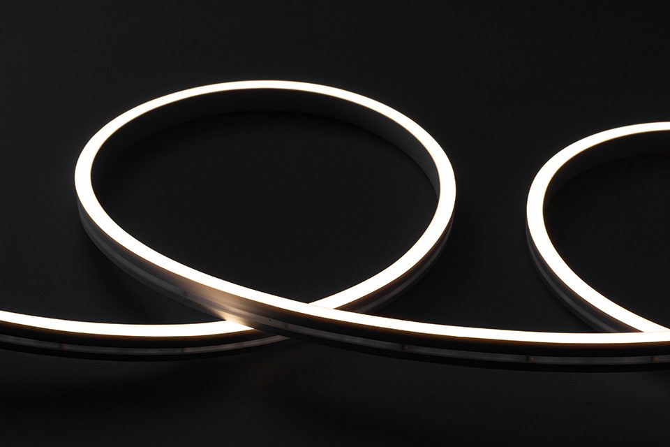 StrongLumio LED pásek neon 6x12 mm 24V 9,6W (168 LED/m) IP67 bílá teplá