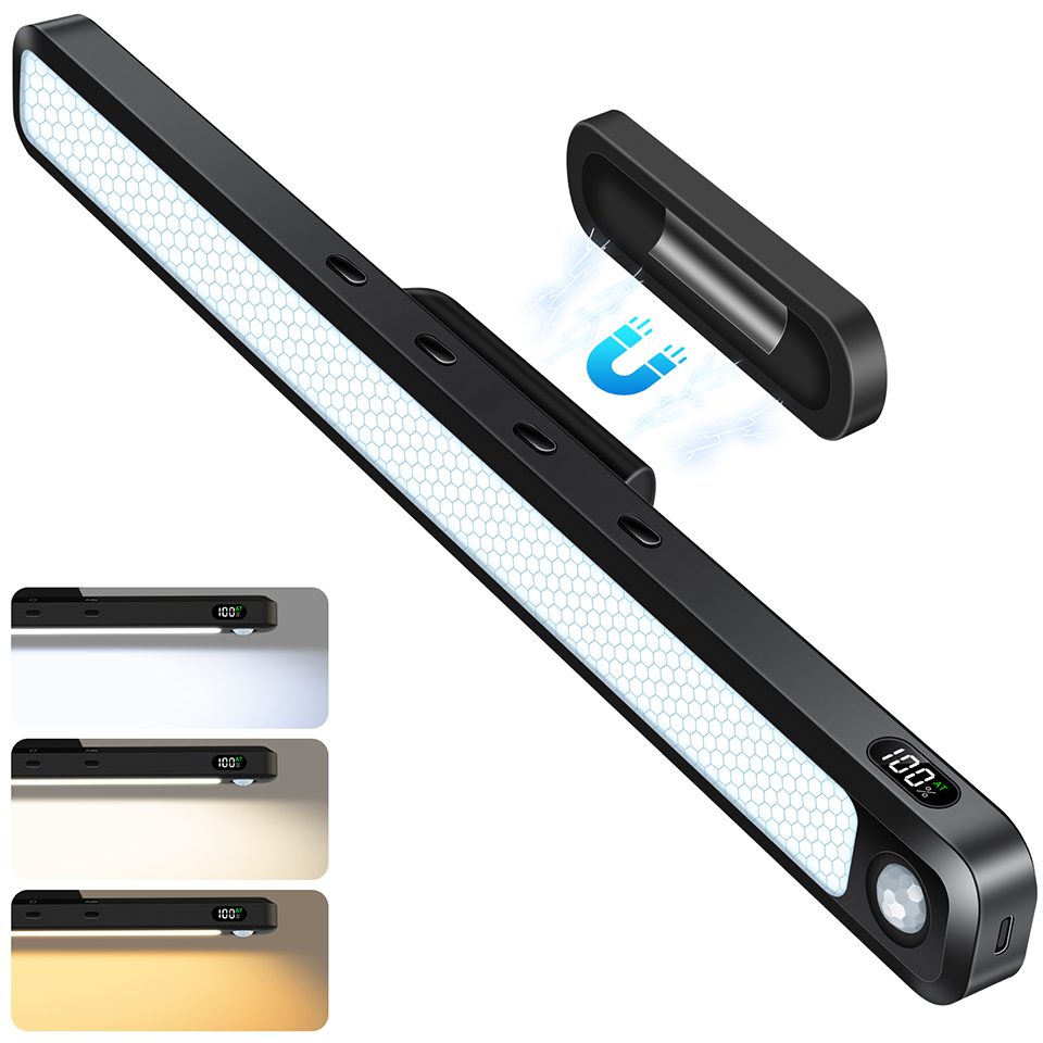 StrongLumio LED svítidlo s pohybovým senzorem, černá
