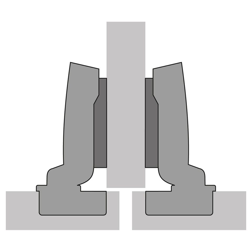 HETTICH 907121501 Sensys polonaložený TH52 eurošroub SiSy