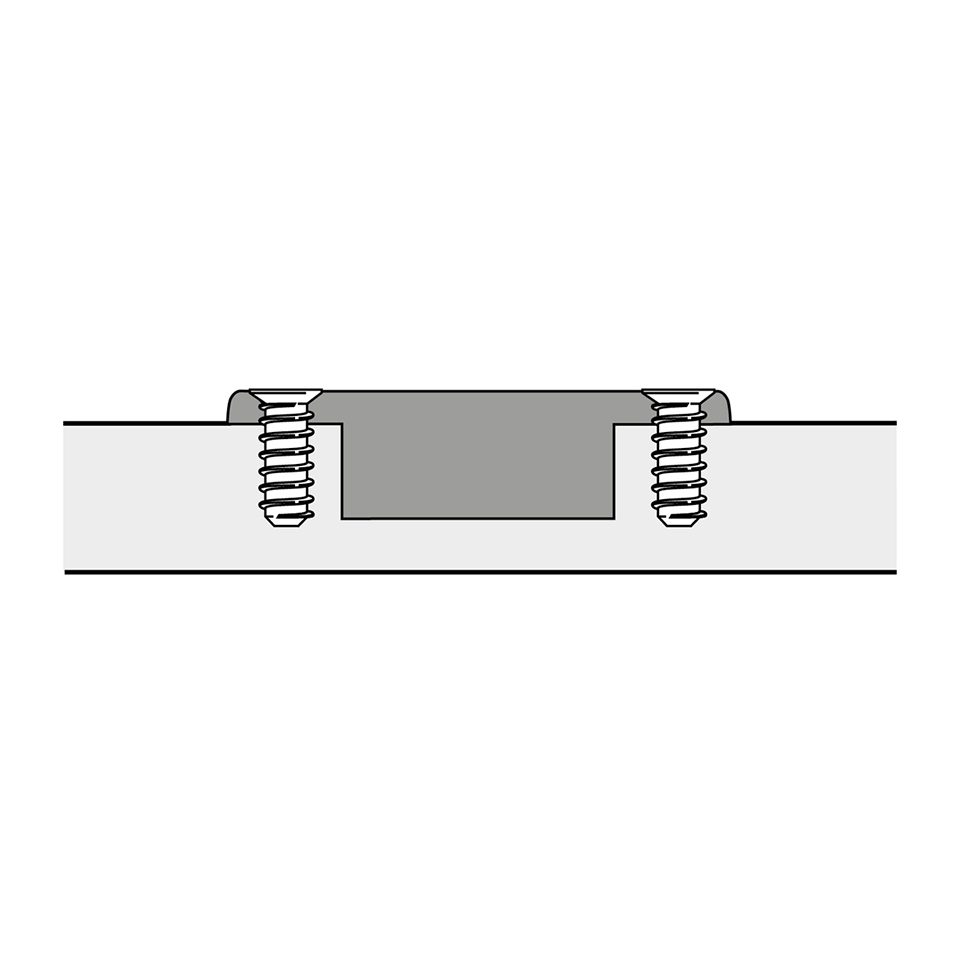 HETTICH 907121501 Sensys polonaložený TH52 eurošroub SiSy