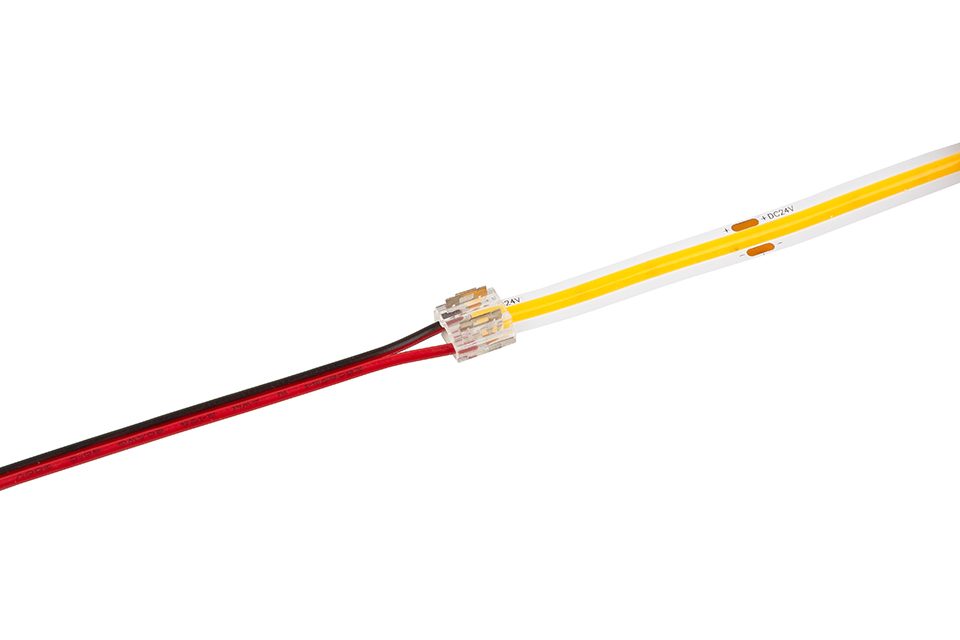 K-StrongLumio LED COB 24V 12W/m studená,Surface černá,krytka mléčná,2m