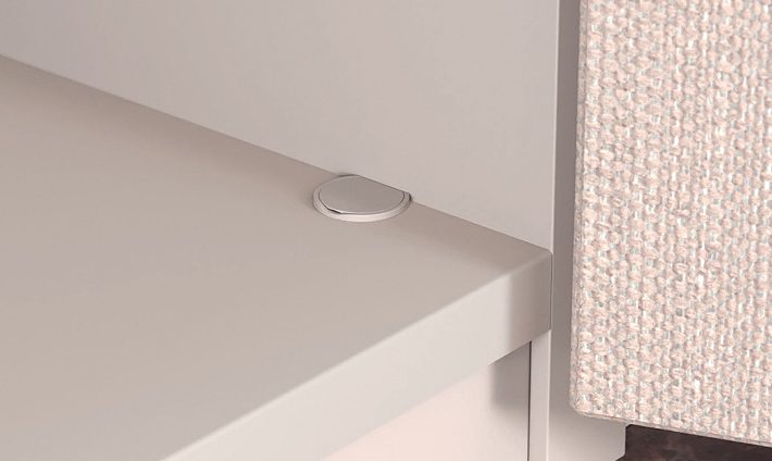 IF KORE 15 spojovací kování, M6x8 mm, krytka bílá