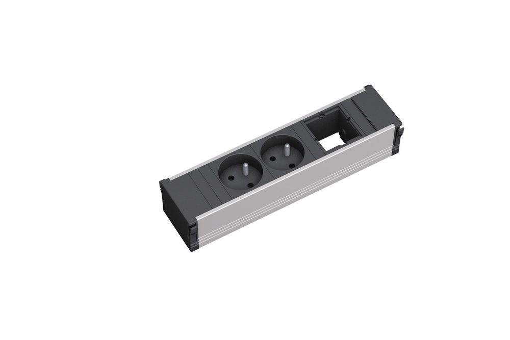 BACHMANN 912.010 zásuvkový modul 2x 230V + 1x volný modul