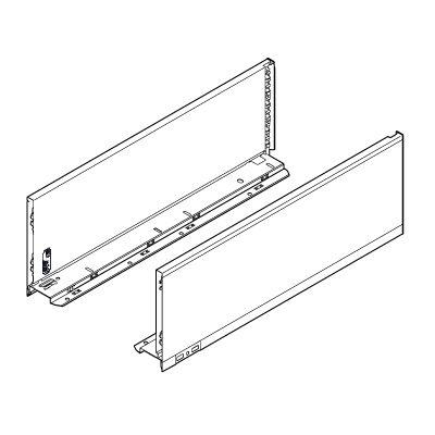 BLUM 770C6502S bočnice Legrabox C 650mm černá