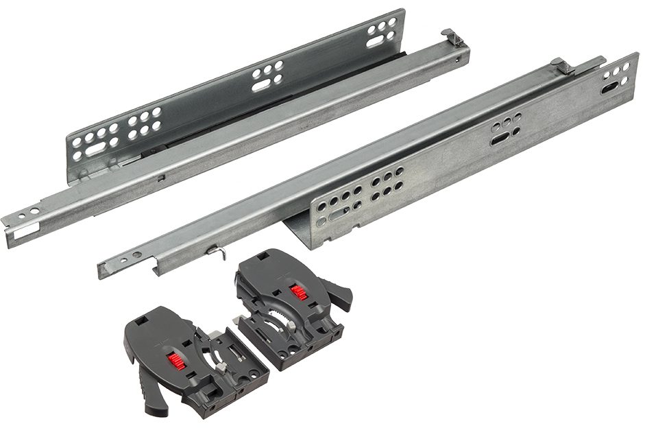 StrongRide 2D skrytý částečný výsuv, 500mm/25kg, tlumený dotah