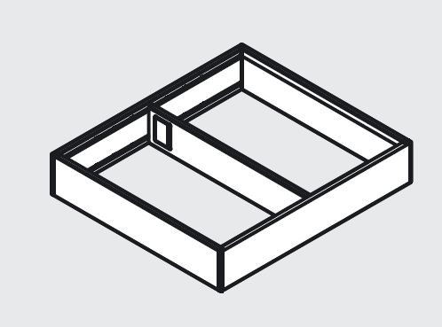 BLUM ZC7S300RHU Ambia Line rámeček dub bardolino