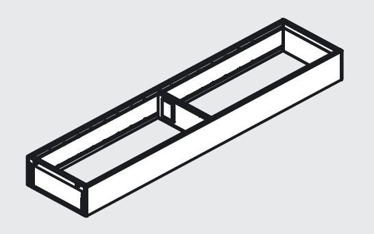 BLUM ZC7S450RS2 Ambia Line rámeček 200/450mm bílé