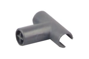StrongBox spojka T, kulatý reling, šedá