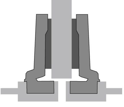 HETTICH 72965 Intermat 9924 polonaložený mini 26mm