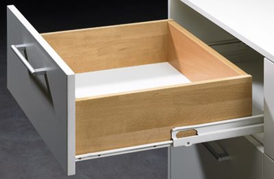 HETTICH 41637 FR 6142 kolečkový celovýsuv, 350mm/50kg, bílá