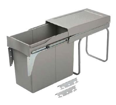 GOLLINUCCI Sorter Linea 224DM na dvířko 300mm 1x30l šedá