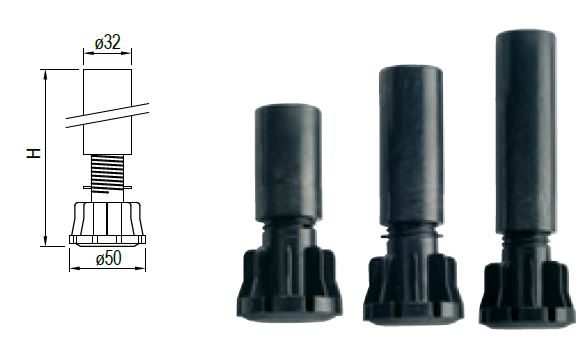 REHAU rehau 267952 rektifikační noha 124mm