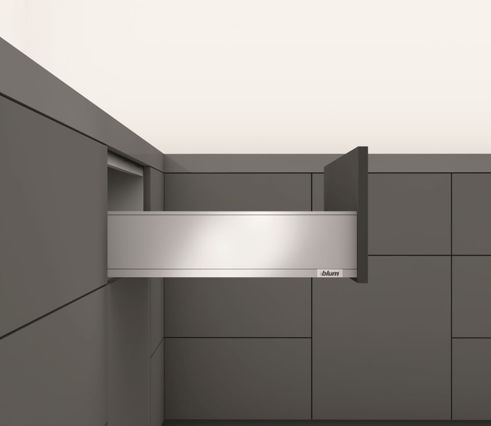 K-BLUM Legrabox, zásuvka K 500mm/70kg, Blumotion/TOB, bílá, vrut