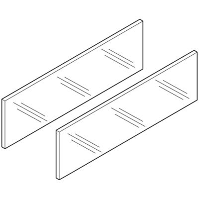 K-BLUM Legrabox, zásuvka C free 450mm/70kg, Tip-on, bílá, vrut