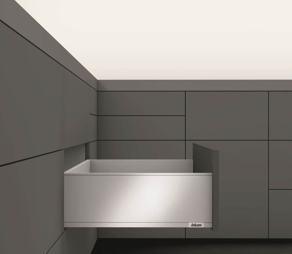 K-BLUM Legrabox, zásuvka C pure 400mm/40kg, Tip-on, bílá, vrut