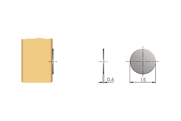 IF zápustný magnet K-Lock 10x27mm šedá