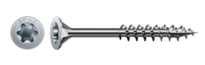 SPAX vrut 5x80/46mm zápustná hlava TXS,W,4C MH částečný závit