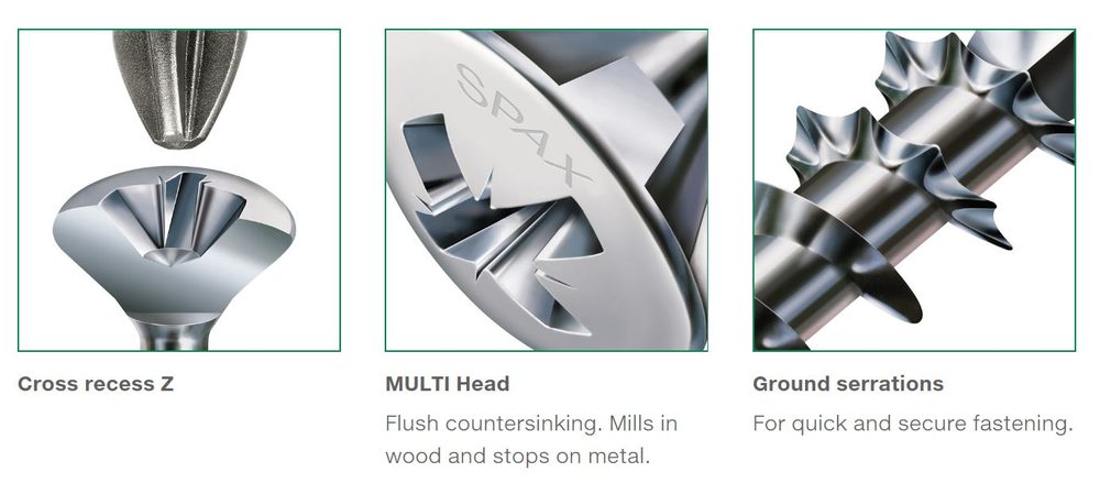 SPAX vrut 3,5x20mm čočkovitá hlava PZ Ni 4C (PANT)