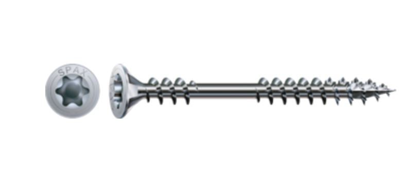 SPAX vrut 4,5x50mm podlahový zápustná hlava TXS,W,4C MH dvojitý závit
