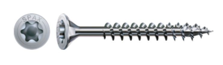 SPAX vrut 5x80mm zápustná hlava TXS,W,4C MH