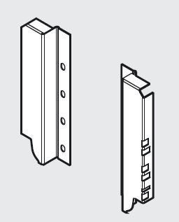 BLUM Z30C000S Antaro, držáky zad C, šedá