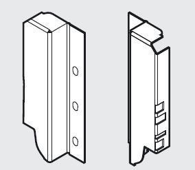 BLUM Z30B000S.04H Antaro, držáky zad B, bílá