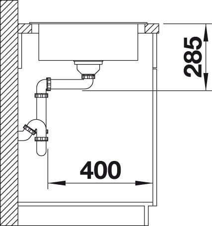 BLANCO 518519 Dřez Livit XL 6 S s excentrem 2 otvory nerez kartáčovaná