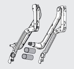 BLUM 20L3500.06 ramena 350-399 HL bez Servodrive