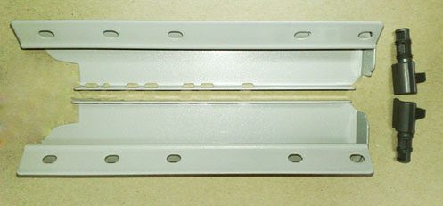BLUM Z30D000SL45 Antaro, držáky zad D pro Space Corner, šedá