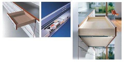 BLUM 560H4000B Tandem, celovýsuv 400mm/30kg, Blumotion