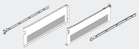 BLUM 320H5000C15 Metabox, zásuvka H 500mm, bílá