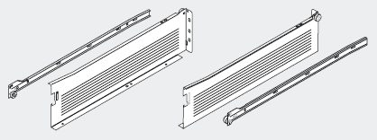 BLUM 320K5000C15 Metabox, zásuvka K 500mm, bílá