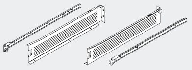 BLUM 320M5000C15 Metabox, zásuvka M 500mm, bílá