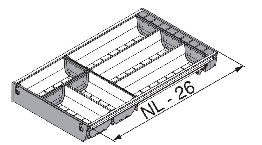 BLUM ZSI.450BI3N Orga Line "ukládání" 400/450