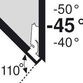 BLUM 79A5450.T závěs úhlový, typ III, vrut, -45°/110°