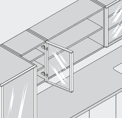 BLUM 71T970A závěs, vložený, alu, 95°